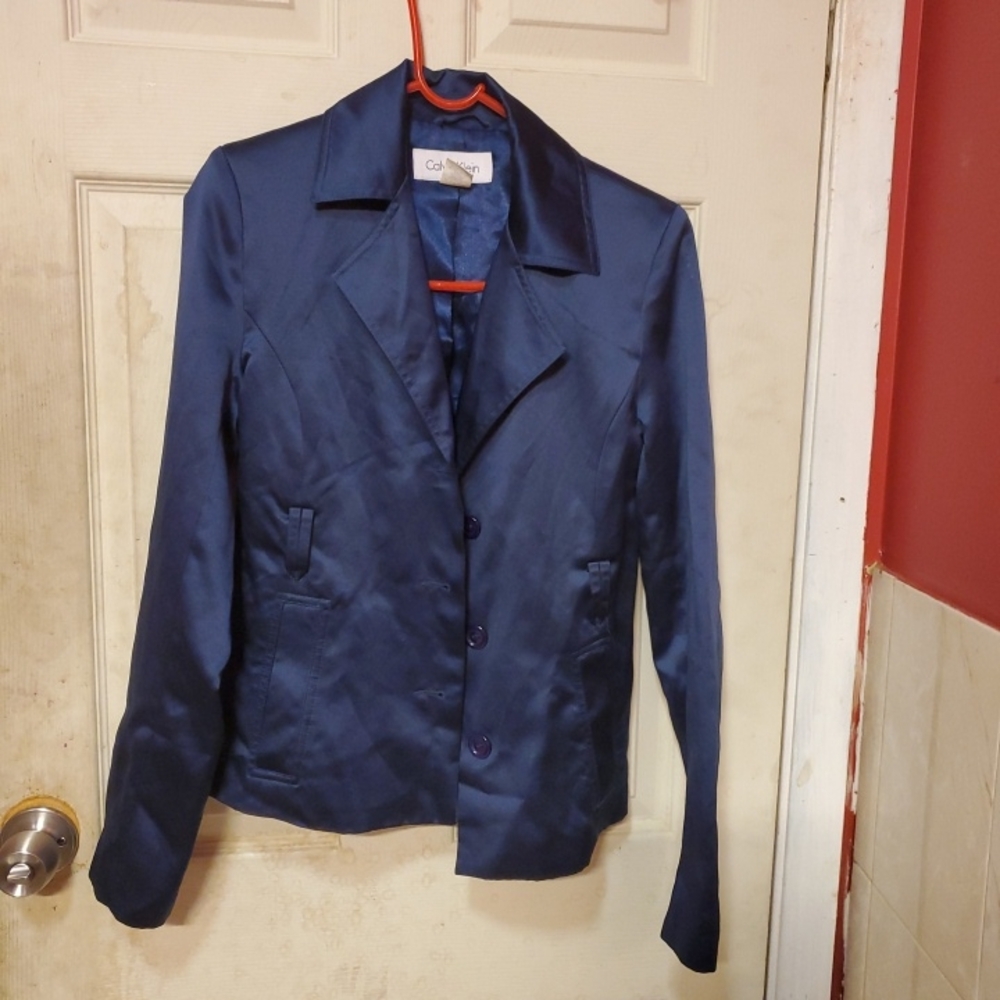 Calvin Klein Women's Navy Blazer